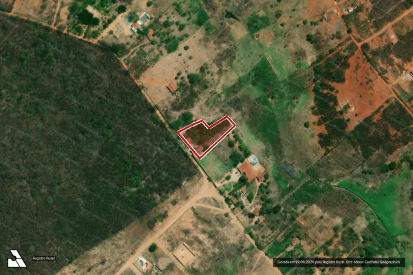 Imagem de satélite de Infração Ambiental em Princesa Isabel - PB