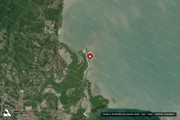 Imagem de satélite — Embargo IBAMA — Infração da Flora — Saubara/BA