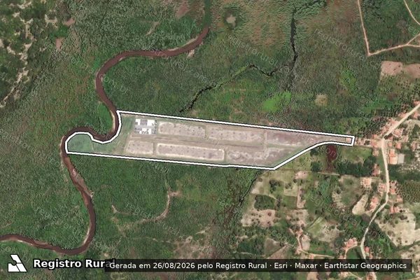 Imagem de satélite de Infração de Licenciamento(Não Classificada-Móvel) em Itarema - CE