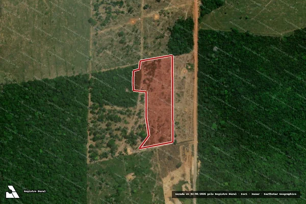 Imagem de satélite de Infração da Flora em Porto Velho - RO