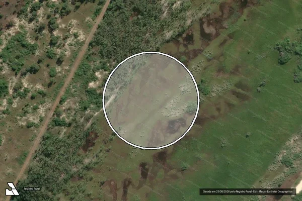 Imagem de satélite de Infração Ambiental em Laguna - SC