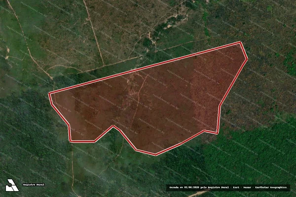 Imagem de satélite de Infração Ambiental em Altamira - PA