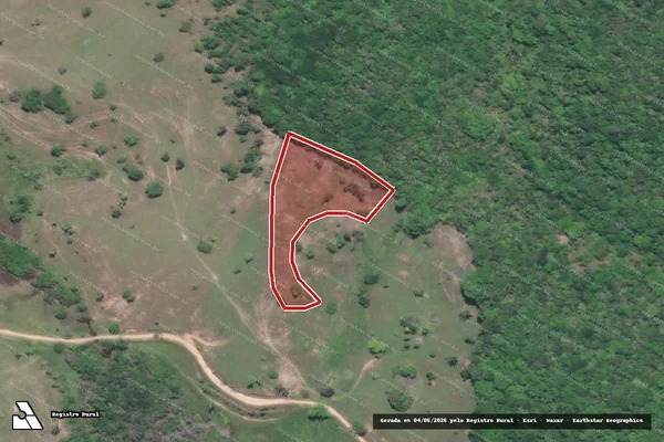 Imagem de satélite de Infração da Flora em São Miguel dos Milagres - AL