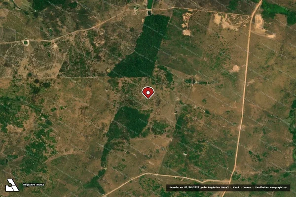 Imagem de satélite — Embargo IBAMA — Infração da Flora - Cumaru do Norte/PA