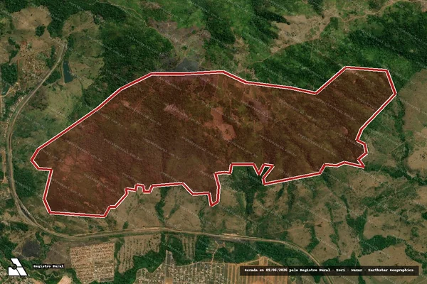 Imagem de satélite de Infração Ambiental em Parauapebas - PA