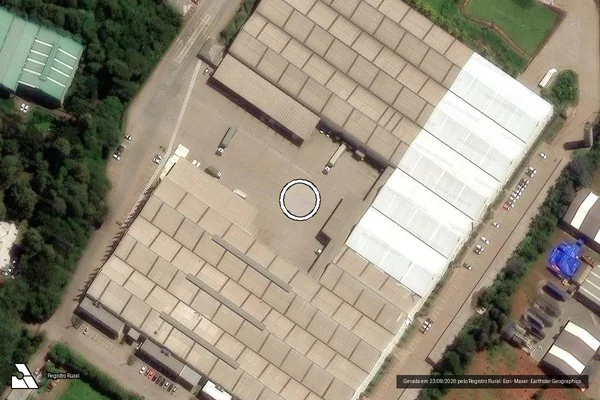 Imagem de satélite de Infração Ambiental em Piraquara - PR