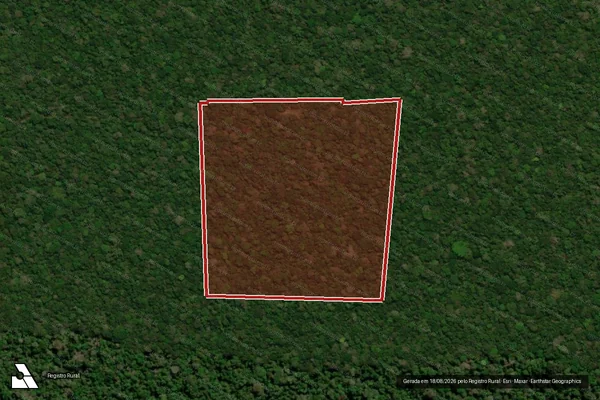 Imagem de satélite de Infração Ambiental em Candeias do Jamari - RO