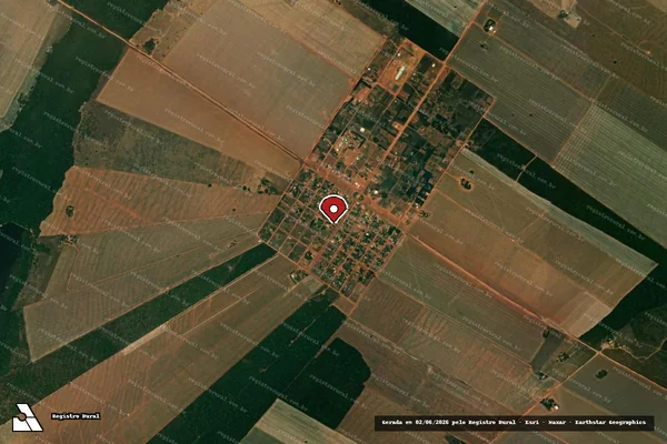 Imagem de satélite — Embargo IBAMA — Infração Ambiental - Nova Ubiratã/MT