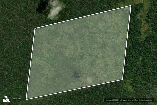 Imagem de satélite de Infração da Flora em Manoel Urbano - AC