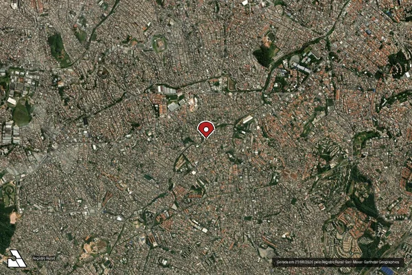Imagem de satélite de Infração da Fauna em São Paulo - SP (marcador da localização)