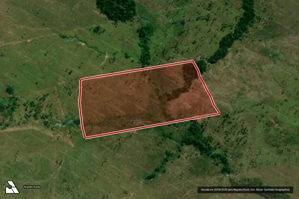 Imagem de satélite de Infração Ambiental em Nova Mamoré - RO