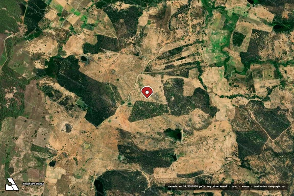 Imagem de satélite — Embargo Ambiental — Santana dos Garrotes/PB
