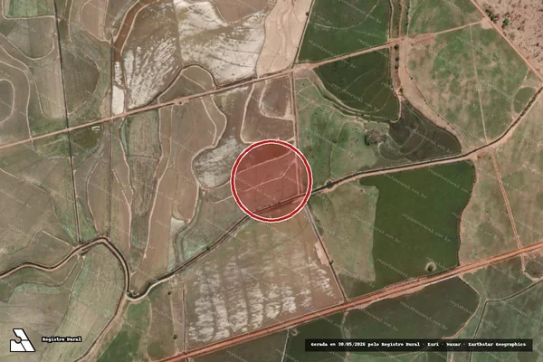 Imagem de satélite de Desmatamento em Formosa - GO