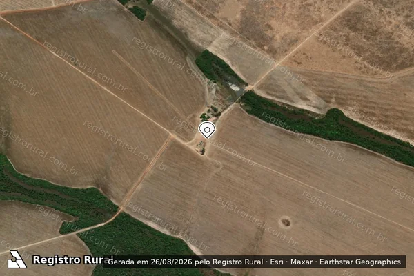 Imagem de satélite — Embargo Ambiental — Riachão/MA