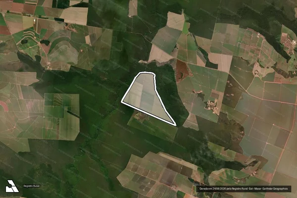Imagem de satélite de Infração da Fauna em Campo Novo do Parecis - MT