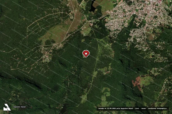 Imagem de satélite de Infração de Licenciamento(Não Classificada-Móvel) em São Francisco de Paula - RS (marcador da localização)