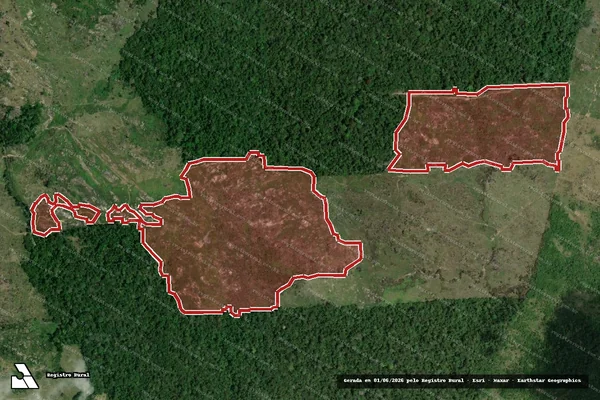 Imagem de satélite de Infração da Flora em Caroebe - RR