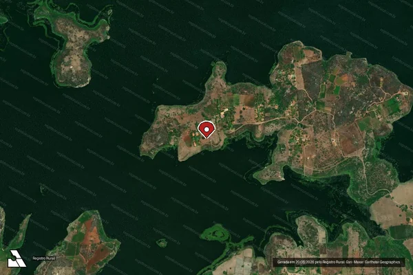 Imagem de satélite — Embargo Ambiental - Boqueirão/PB