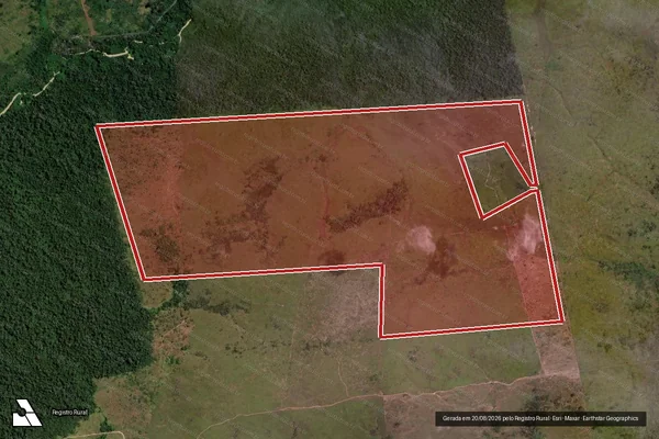 Imagem de satélite de Infração Ambiental em Altamira - PA