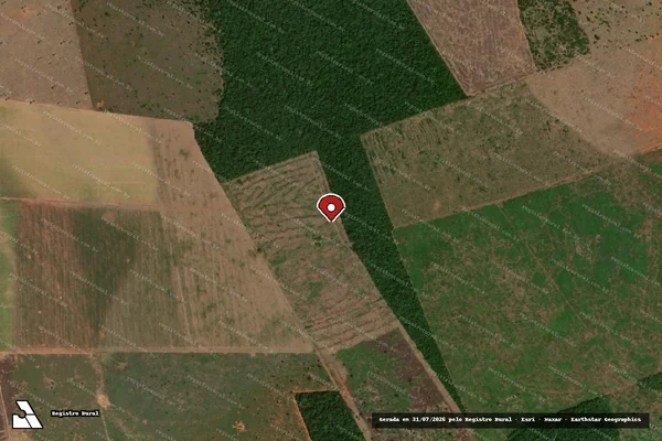 Imagem de satélite — Embargo Ambiental — São José do Xingu/MT