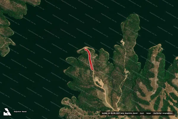 Imagem de satélite de Infração da Flora em Luziânia - GO