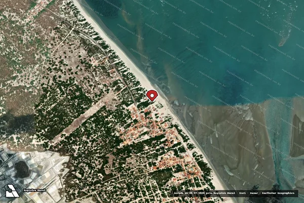 Imagem de satélite — Embargo IBAMA — Infração da Flora — Grossos/RN