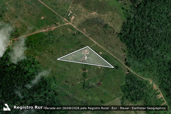 Imagem de satélite de Infração Ambiental em Boca do Acre - AM