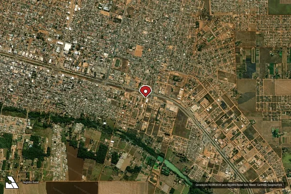 Imagem de satélite — Embargo IBAMA — Infração da Flora - Vilhena/RO