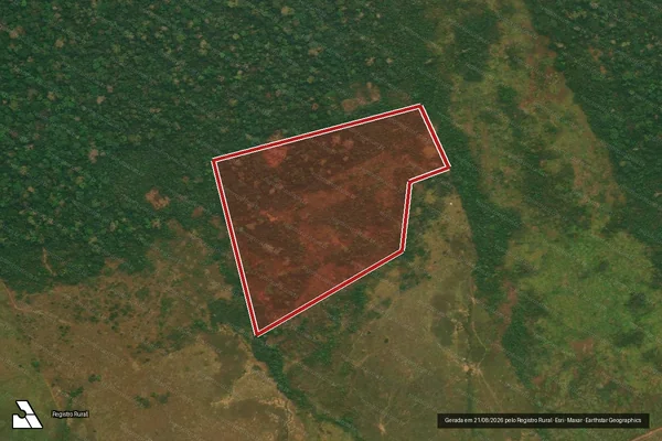Imagem de satélite de Infração Ambiental em Lábrea - AM