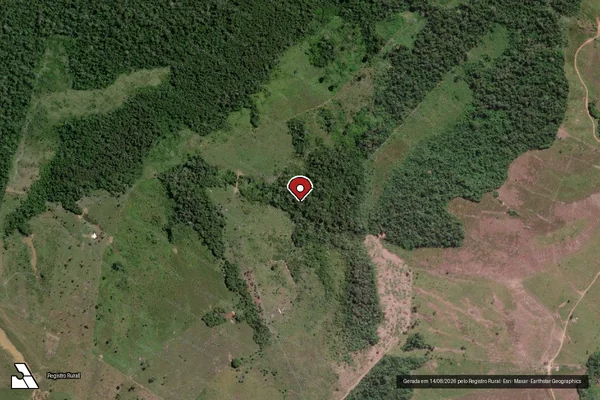 Imagem de satélite de Infração Ambiental em Boca do Acre - AM