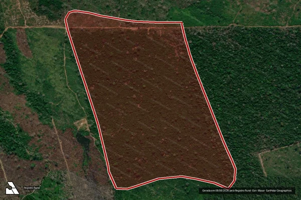 Imagem de satélite de Infração da Flora em Lábrea - AM