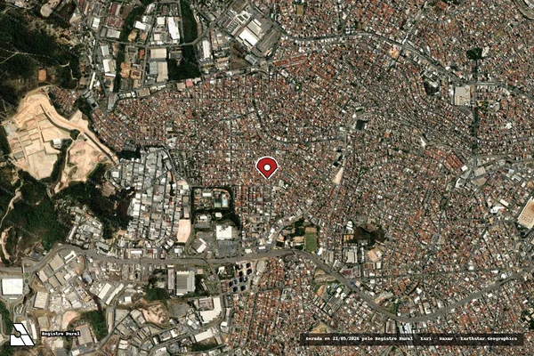 Imagem de satélite — Embargo IBAMA — Infração da Fauna - Contagem/MG
