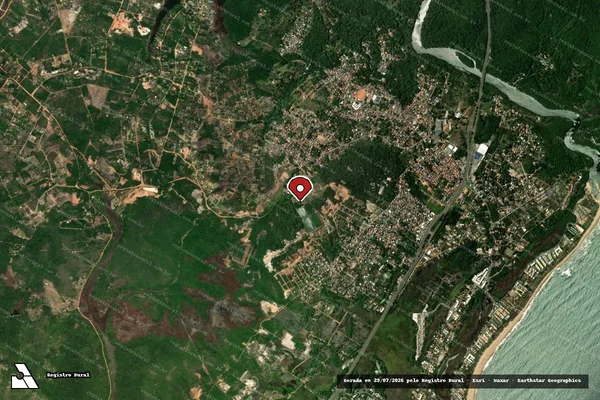 Imagem de satélite — Embargo Ambiental - Salvador/BA