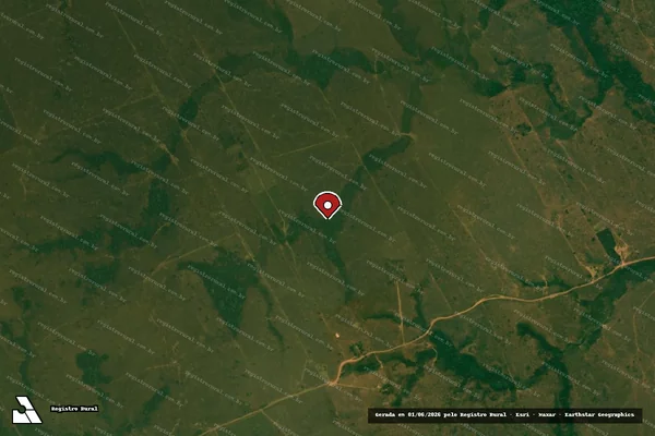 Imagem de satélite de Infração Ambiental em Porto Velho - RO (marcador da localização)
