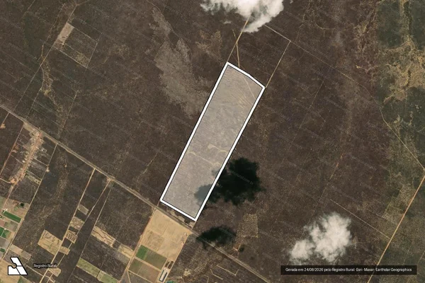 Imagem de satélite de Infração da Flora em Lagoa Grande - PE