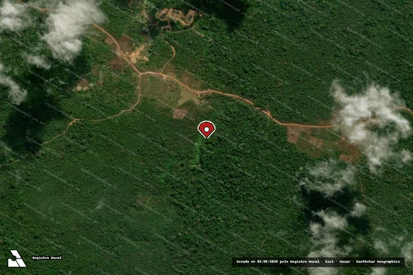 Imagem de satélite — Embargo IBAMA — Infração da Flora - Cumaru do Norte/PA