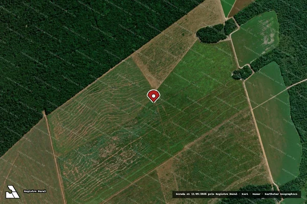 Imagem de satélite — Embargo IBAMA — Infração da Flora - Marcelândia/MT