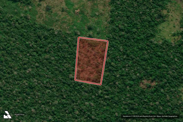 Imagem de satélite de Infração da Flora em Boca do Acre - AM