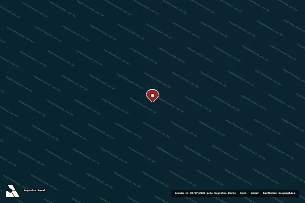 Imagem de satélite de Infração da Flora em São Félix do Xingu - PA (marcador da localização)