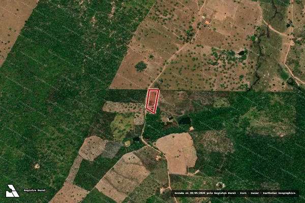 Imagem de satélite — Embargo IBAMA — Infração da Flora — Buritirana/MA
