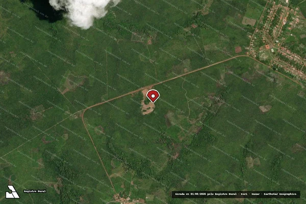 Imagem de satélite — Embargo IBAMA — Infração Ambiental — Paço do Lumiar/MA