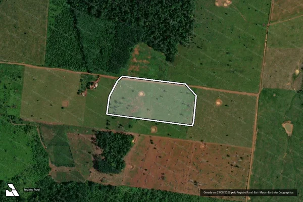 Imagem de satélite de Infração da Flora em Porto Velho - RO