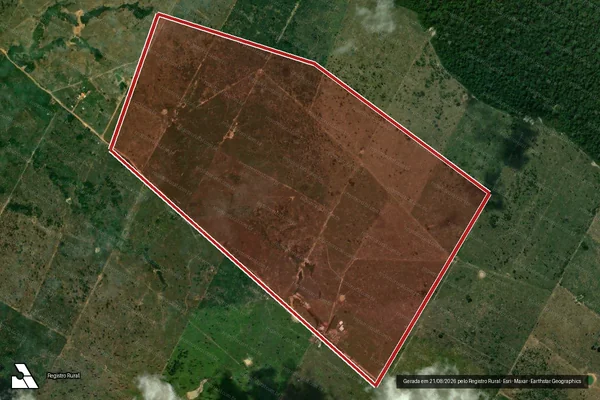 Imagem de satélite de Infração Ambiental em Porto Velho - RO