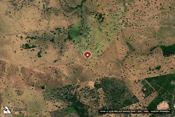 Imagem de satélite de Desmatamento em Brasilândia do Tocantins - TO
