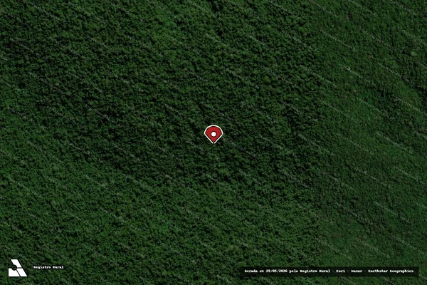 Imagem de satélite — Embargo IBAMA — Infração Ambiental - Água Azul do Norte/PA
