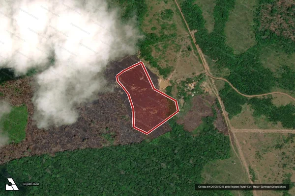 Imagem de satélite de Infração Ambiental em Porto Velho - RO