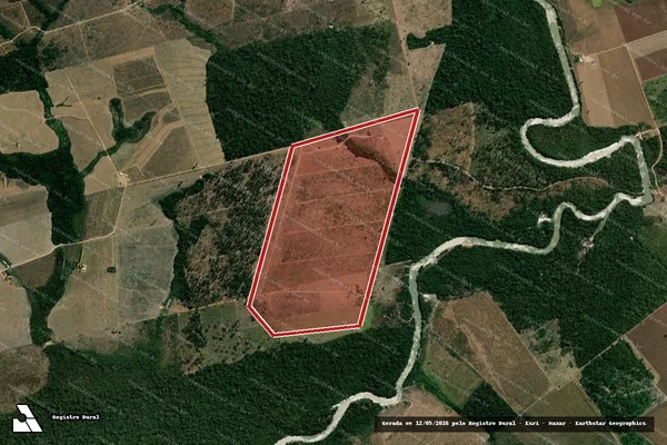 Imagem de satélite de Infração Ambiental em Altamira - PA