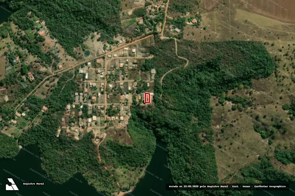Imagem de satélite — Embargo IBAMA — Infração da Flora — Santo Antônio Do Descoberto/GO