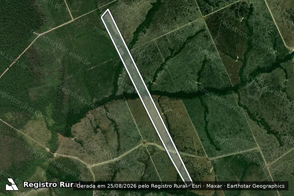 Imagem de satélite de Infração da Flora em Apuí - AM