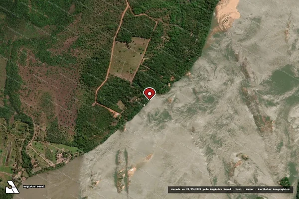 Imagem de satélite — Embargo IBAMA — Infração da Flora — Conceição do Araguaia/PA